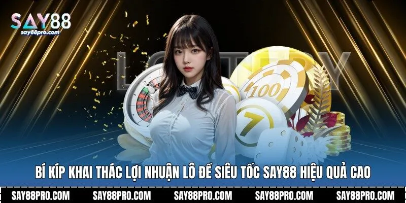 Bí kíp khai thác lợi nhuận lô đề siêu tốc Say88 hiệu quả cao