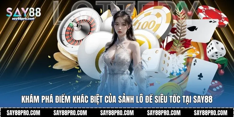 Khám phá điểm khác biệt của sảnh lô đề siêu tốc tại Say88
